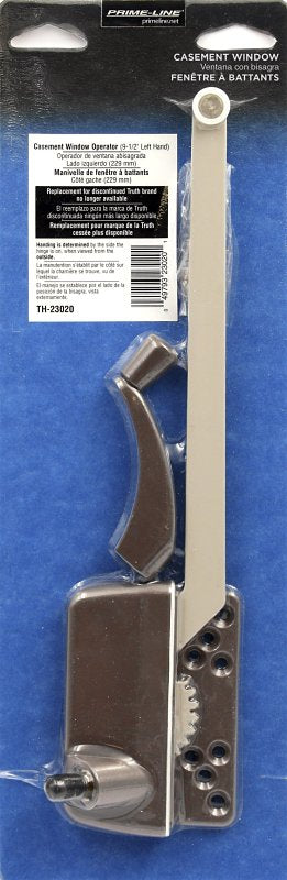 Prime-Line TH 23020 Window Operator, Left, Zinc, Bronze
