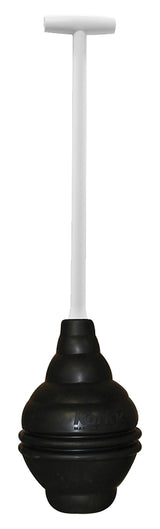 Korky BEEHIVE Max 99-4A Toilet Plunger, Black, 6 in Cup, T-Shaped Handle