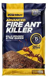 Over 'n Out 100522662 Fire Ant Killer, Solid, 23 lb, Mild Detergent