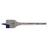 Irwin SPEEDBOR 88818 Spade Drill Bit, 1-1/8 in Dia, 6 in OAL, Standard Length, Flat Flute, 1/4 in Dia Shank, Hex Shank