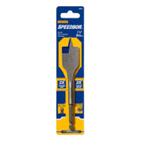 Irwin SPEEDBOR 88818 Spade Drill Bit, 1-1/8 in Dia, 6 in OAL, Standard Length, Flat Flute, 1/4 in Dia Shank, Hex Shank