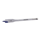 Irwin SPEEDBOR 88808 Spade Drill Bit, 1/2 in Dia, 6 in OAL, Standard Length, Flat Flute, 1/4 in Dia Shank, Hex Shank