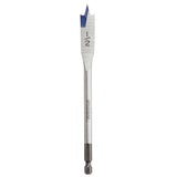 Irwin SPEEDBOR 88808 Spade Drill Bit, 1/2 in Dia, 6 in OAL, Standard Length, Flat Flute, 1/4 in Dia Shank, Hex Shank