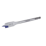 Irwin SPEEDBOR 88809 Spade Drill Bit, 9/16 in Dia, 6 in OAL, Standard Length, Flat Flute, 1/4 in Dia Shank, Hex Shank