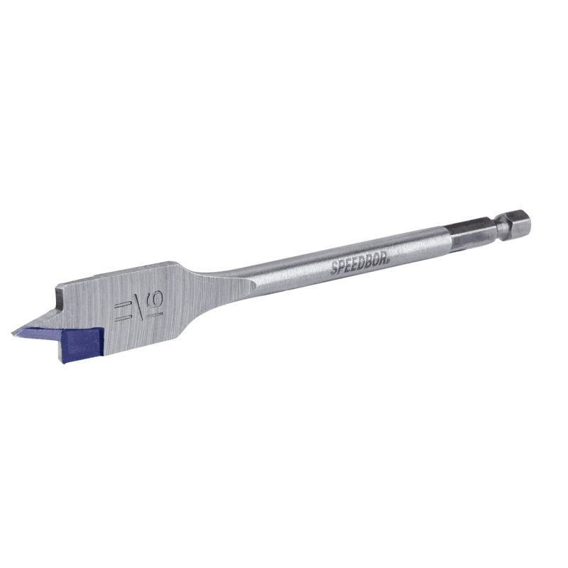 Irwin SPEEDBOR 88811 Spade Drill Bit, 11/16 in Dia, 6 in OAL, Standard Length, Flat Flute, 1/4 in Dia Shank, Hex Shank