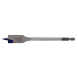 Irwin SPEEDBOR 88811 Spade Drill Bit, 11/16 in Dia, 6 in OAL, Standard Length, Flat Flute, 1/4 in Dia Shank, Hex Shank