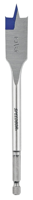 Irwin 88812 Spade Drill Bit, 3/4 in Dia, 6 in OAL, Flat Flute, 1/4 in Dia Shank, Hex Shank