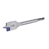 Irwin SPEEDBOR 88814 Spade Drill Bit, 7/8 in Dia, 6 in OAL, Standard Length, Flat Flute, 1/4 in Dia Shank, Hex Shank