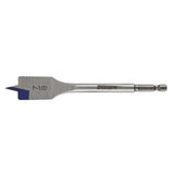 Irwin SPEEDBOR 88814 Spade Drill Bit, 7/8 in Dia, 6 in OAL, Standard Length, Flat Flute, 1/4 in Dia Shank, Hex Shank
