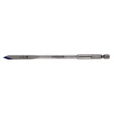 Irwin SPEEDBOR 88804 Spade Drill Bit, 1/4 in Dia, 6 in OAL, Standard Length, Flat Flute, 1/4 in Dia Shank, Hex Shank