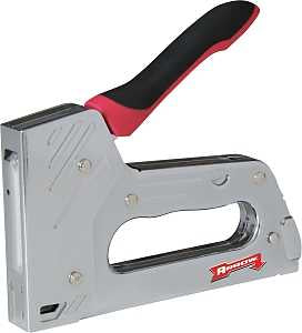 Arrow T55BL Staple Gun, T50 Staple, 3/8 in W Crown, 1/4 to 9/16 in L Leg, Steel Staple