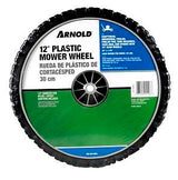Arnold 490-324-0002 Replacement Lawn Mower Wheel, Plastic/Rubber
