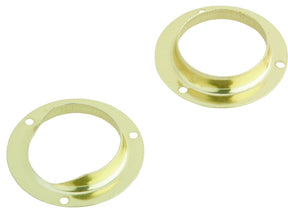 Schlage SP585F3 Closet Pole Socket, Steel, Brass, Pack of 25