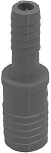 Boshart UPPRC-1005 Reducing Pipe Coupling, 1 x 1/2 in, Insert, Polypropylene, Gray