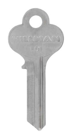 HILLMAN Traditional Key House/Office Universal Key Blank Single, Pack of 10