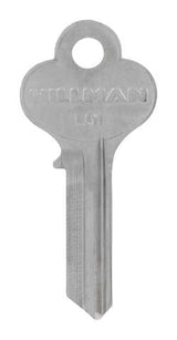 HILLMAN Traditional Key House/Office Universal Key Blank Single, Pack of 10