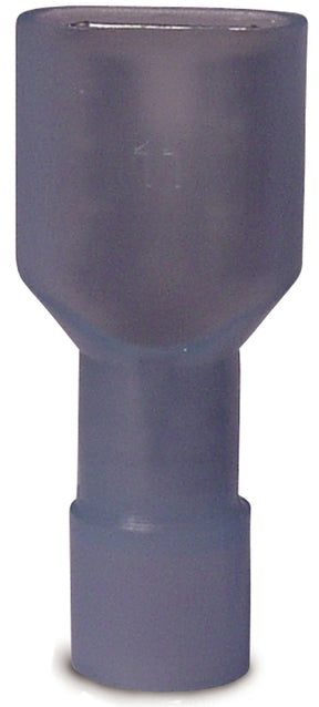Gardner Bender 10-153F Female Disconnect Terminal, 600 V, 16 to 14 AWG Wire, 1/4 in Stud, Vinyl Insulation, Blue