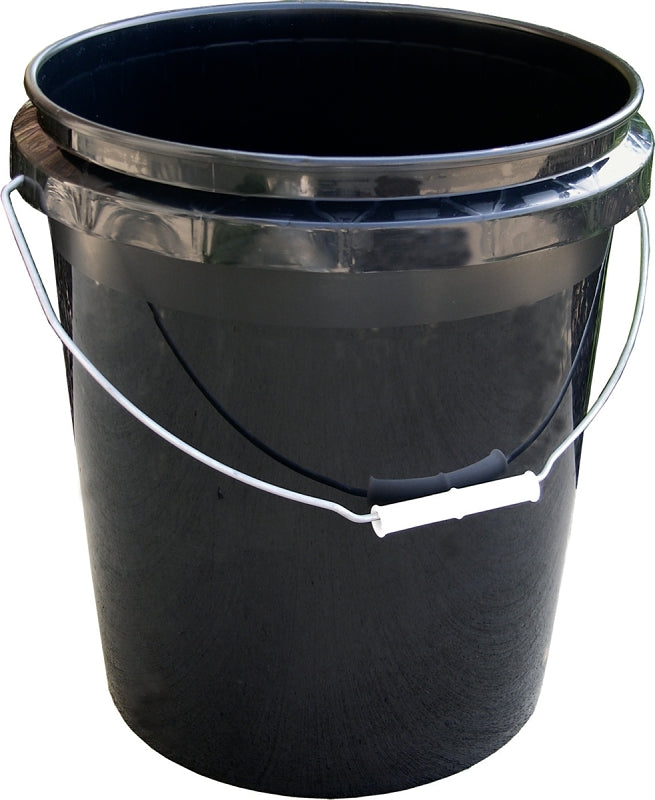 ENCORE Plastics 250003 Paint Pail, 5 gal Capacity, Plastic, Black