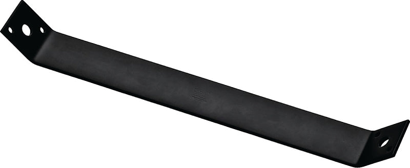 National Hardware N351-474 Strap Brace, 13.3 in L, 1-1/2 in W, 1/8 in Gauge, Low Carbon Steel, Powder-Coated