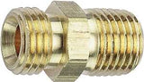 Tru-Flate 21-595 Hose Adapter, 1/4 in, MNPT x MNPS, Brass