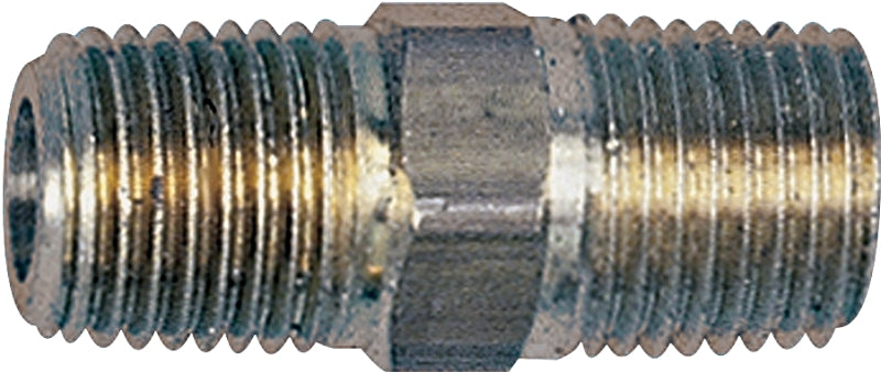 Tru-Flate 21-505 Air Line Coupling, 1/4 in, MNPT, Brass