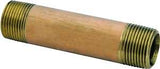 Anderson Metals 38300-0815 Pipe Nipple, 1/2 in, NPT, Brass, SCH 40 Schedule, 900 psi Pressure, 1-1/2 in L