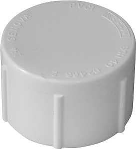 IPEX 435423 Pipe Cap, 1/2 in, FPT, PVC, SCH 40 Schedule