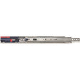 Knape & Vogt 8450FMP 18 Drawer Slide, 18 in L Extension, 100 lb, 1/2 in W Rail, Anochrome