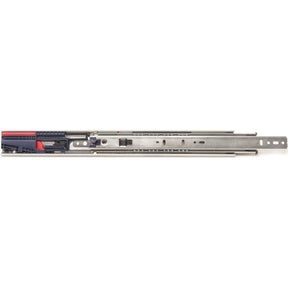 Knape & Vogt 8450FMP 22 Drawer Slide, 22 in L Extension, 100 lb, 1/2 in W Rail, Anochrome