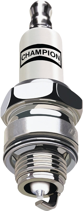 Champion CJ8 Spark Plug, For: 2-Cycle and 4-Cycle Engines, 0.027 to 0.033 in Fill Gap, 0.551 in Thread, 0.748 in Hex