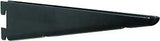 Knape & Vogt 182 Series 182 BLK 7 Shelf Bracket, 7.26 in L, Steel, Black