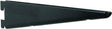Knape & Vogt 182 Series 182 BLK 7 Shelf Bracket, 7.26 in L, Steel, Black