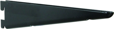 Knape & Vogt 182 Series 182 BLK 9 Shelf Bracket, 9.23 in L, Steel, Black