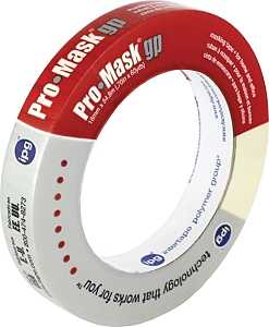 IPG 5100-.75 Masking Tape, 60 yd L, 0.7 in W, 5 mil Thick, Crepe Paper/Synthetic Rubber Backing, Beige