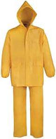 Diamondback 8127M Rain Suit, M, 28-1/2 in Inseam, PVC, Yellow, Drawstring, Zipper