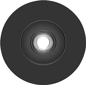 DEWALT DW4945 Fiber Disc Backing Pad, 4-1/2 in Dia, 5/8 in Arbor/Shank, Rubber