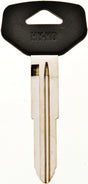 Hy-Ko 12005TR40 Automotive Key Blank, Brass/Plastic, Nickel, For: Toyota Vehicle Locks, TR40 Key Number, Pack of 5