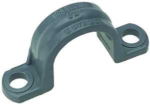 Carlon E977DC-CTN Conduit Clamp, 1/2 in, 2-5/32 in L, PVC, Gray, 20/PK
