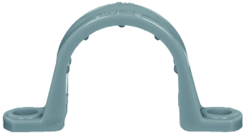 Carlon E977EC-CTN Conduit Clamp, 3/4 in, 2-13/32 in L, PVC, Gray, 20/PK