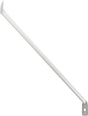 ClosetMaid 1103 Support Bracket, 12 in L, 2 in H, Steel, White, Pack of 100