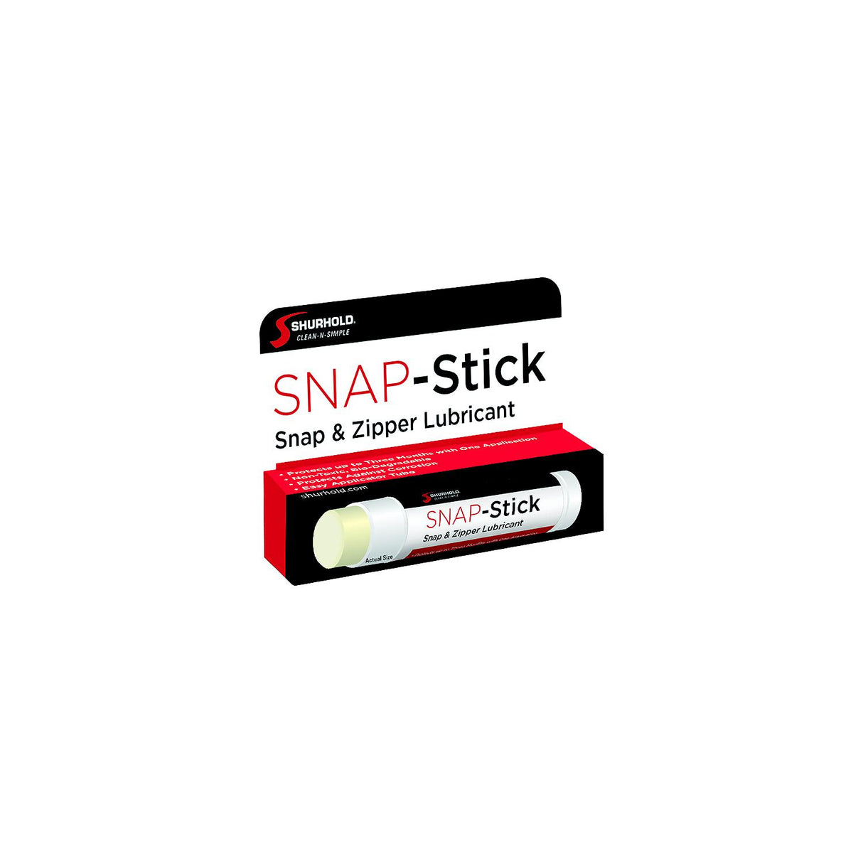 Shurhold Snap-Stick Snap and Zipper Lubricant .45 oz. Tube