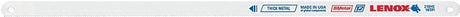 Lenox 20154S218HE Hacksaw Blade, Tuff Teeth, Bi-Metal, 1/2 in W, 12 in L, 18 TPI