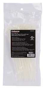 ProSource CV165-1003L Cable Tie, 39 mm Max Bundle Dia, Self-Lock Locking, Nylon, Clear