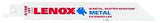 Lenox 20566618R Series Reciprocating Saw Blade, Applicable Materials: Ferrous/Non-Ferrous Metal, 3/4 in W, 6 in L