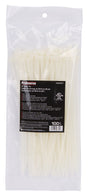 ProSource CV200S-1003L Cable Tie, 8 inches, 40lb Tensile Strength, Self-Lock Locking, Nylon, Clear