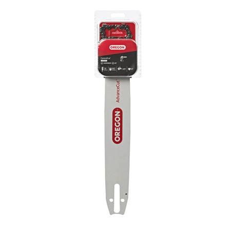 Oregon 105669 Bar and Chain Combo, Large Bar Nose Radius, 67-Drive Link, 22BPX Chain, 3/8 in TPI/Pitch