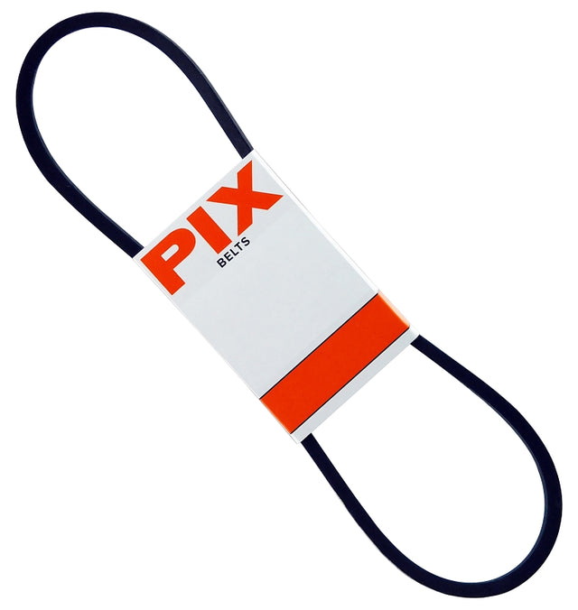 PIX B50/5L530 V-Belt, 21/32 in W, 3/8 in Thick, Black