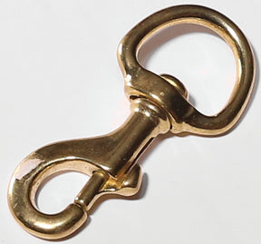 Baron 225BT-1/4 Swivel Eye Bolt Snap, 120 lb Working Load, Bronze, Polished