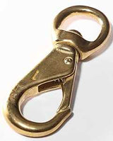 Baron 251BT-2 Quick Snap, 1/2 in Snap Opening, 3-3/4 in L Dimensions, 60 lb Working Load, Solid Bronze, Polished