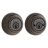 Kwikset 98511PSMTCP Deadbolt, 1 Grade, Keyed Alike Key, Steel, Venetian Bronze, 2-3/8 to 2-3/4 in Backset